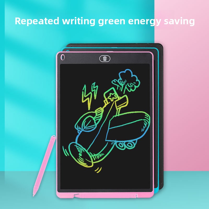 12 Inch LCD Writing Tablet for Kids Colorful Electronic Drawing Board